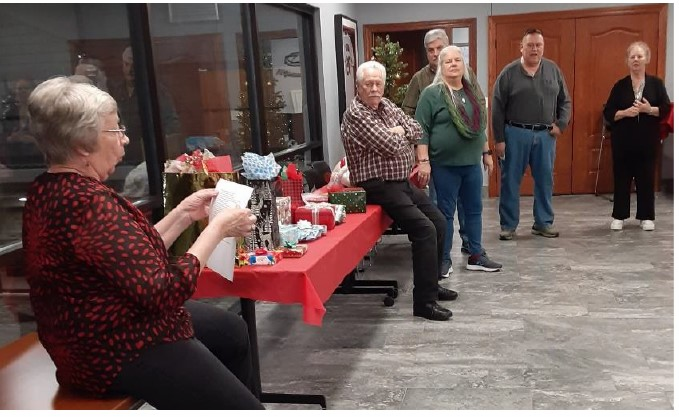 Members playing games